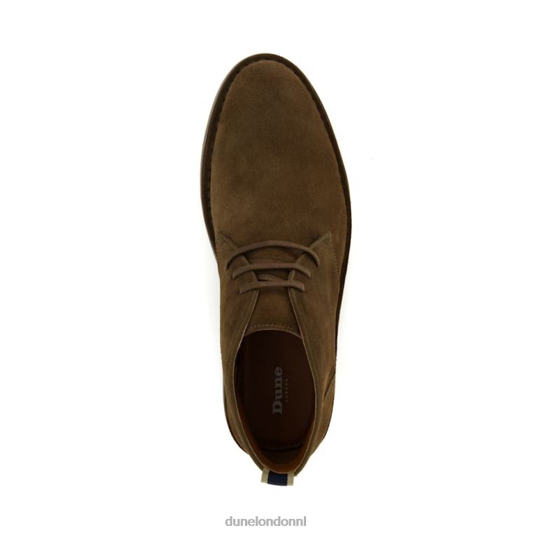 Heren R6DFZ708 verzilverd khaki Dune London casual chukka-laarzen