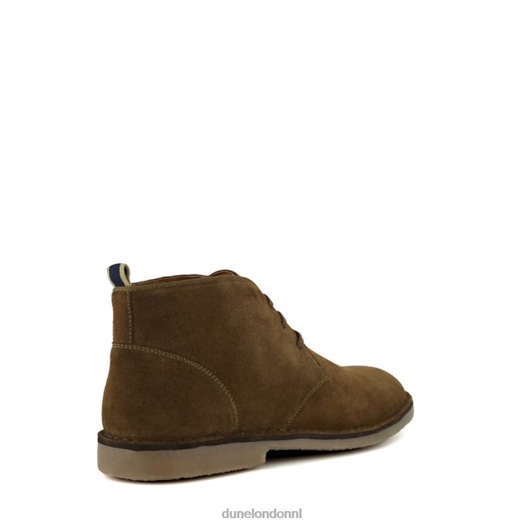 Heren R6DFZ708 verzilverd khaki Dune London casual chukka-laarzen