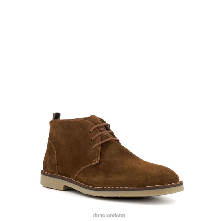 Heren R6DFZ799 verzilverd bruinen Dune London casual chukka-laarzen