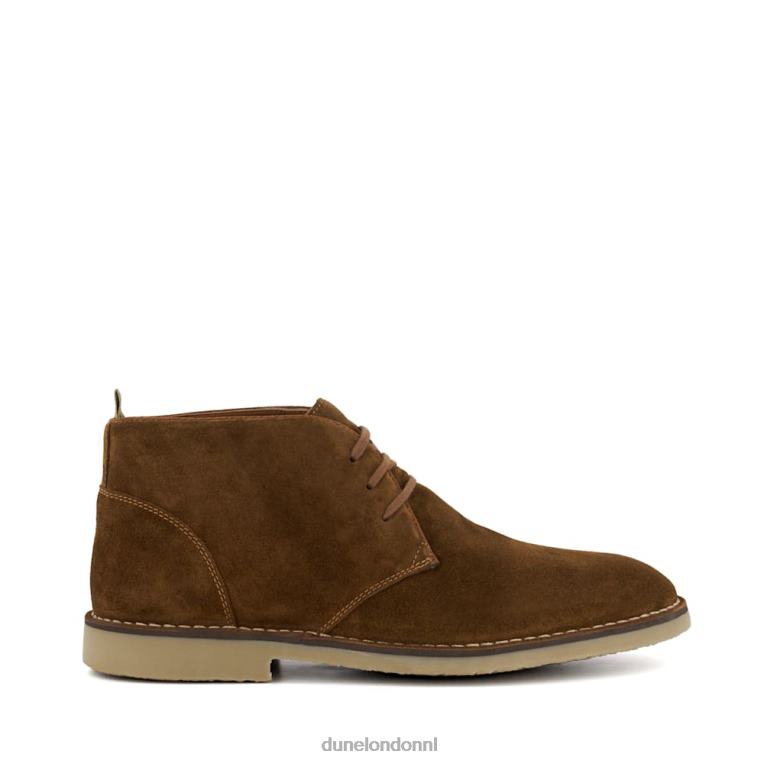 Heren R6DFZ799 verzilverd bruinen Dune London casual chukka-laarzen