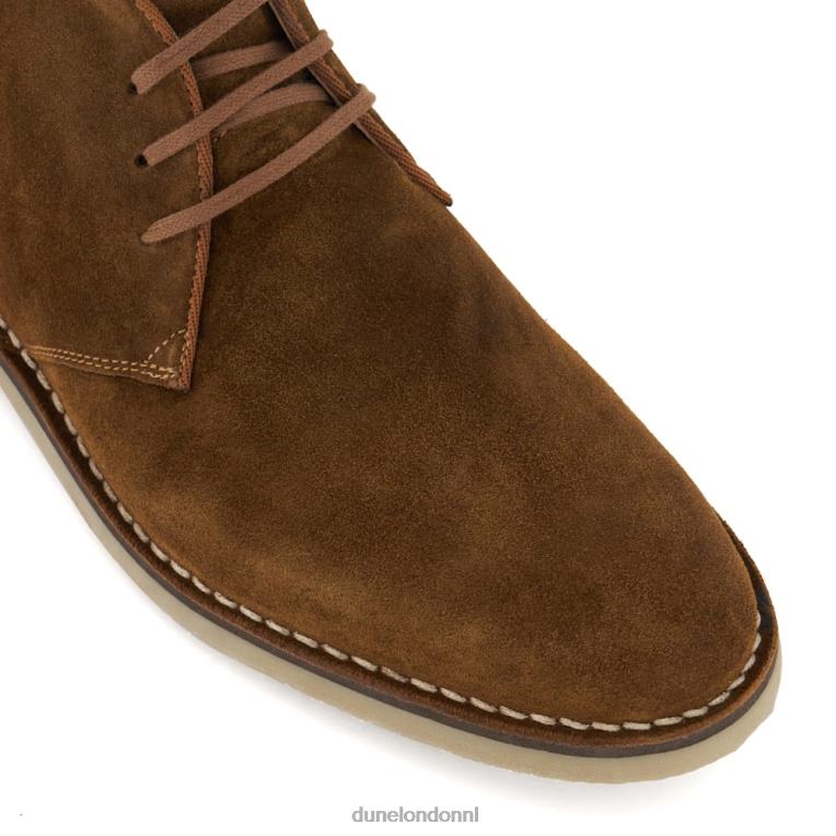 Heren R6DFZ799 verzilverd bruinen Dune London casual chukka-laarzen