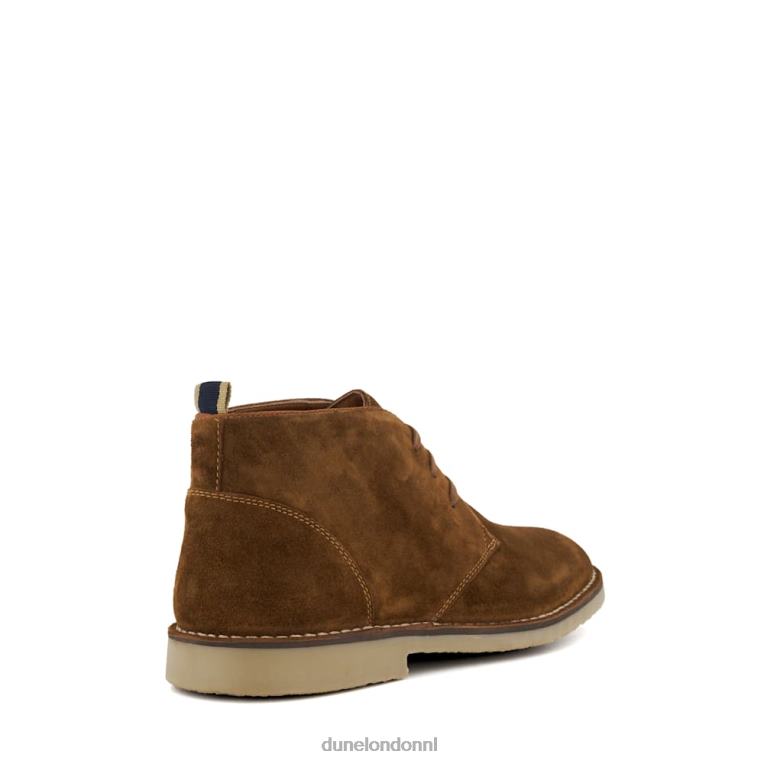 Heren R6DFZ799 verzilverd bruinen Dune London casual chukka-laarzen