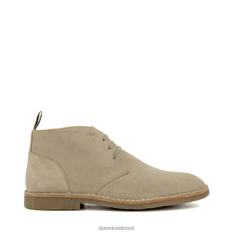 Heren R6DFZ836 verzilverd taupe Dune London casual chukka-laarzen