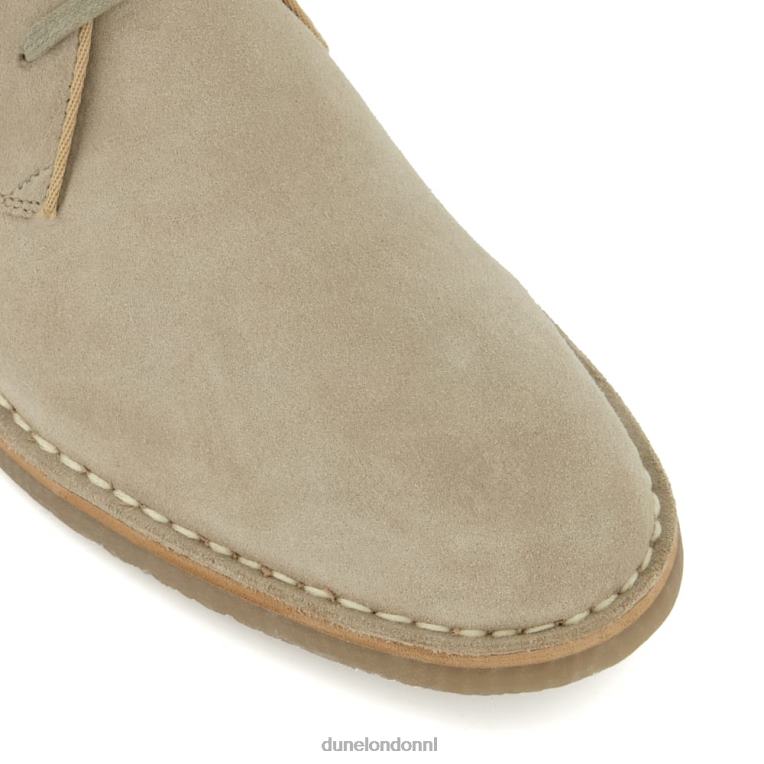 Heren R6DFZ836 verzilverd taupe Dune London casual chukka-laarzen