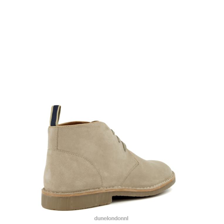 Heren R6DFZ836 verzilverd taupe Dune London casual chukka-laarzen