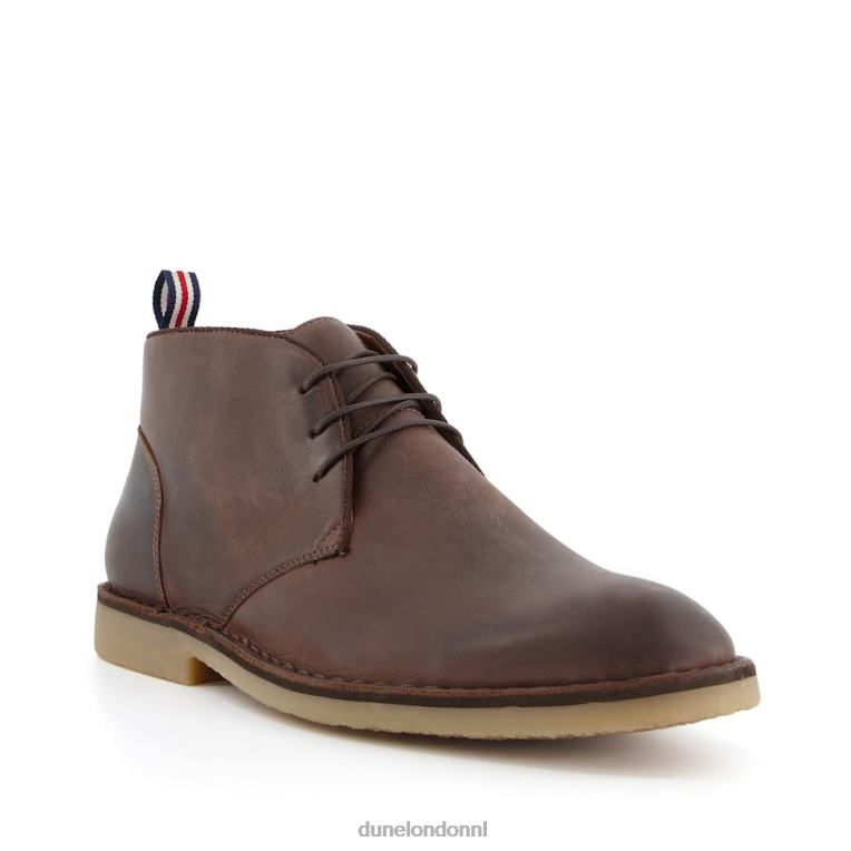 Heren R6DFZ862 contant geld bruin Dune London Chukka-laarzen met veters