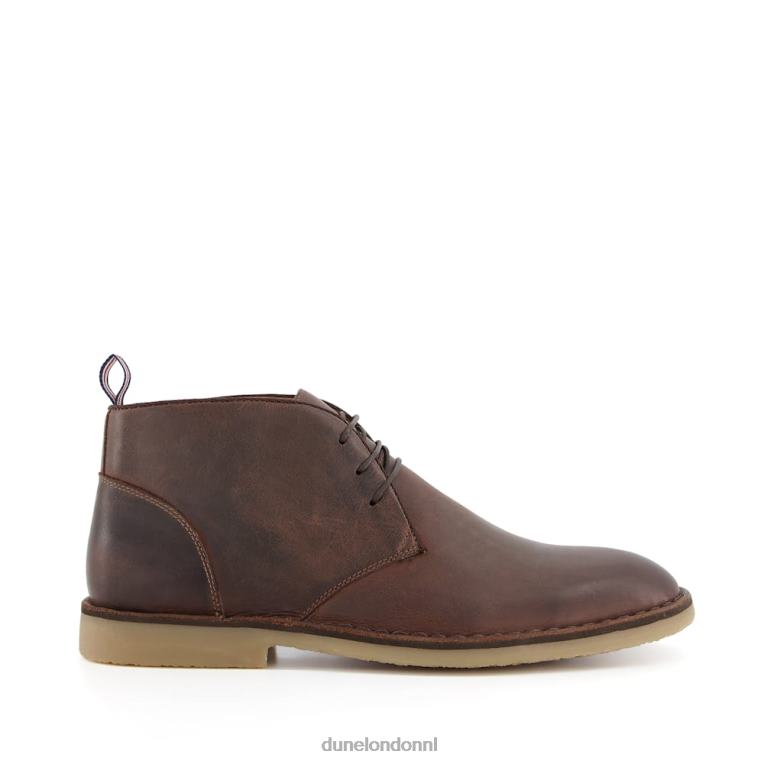 Heren R6DFZ862 contant geld bruin Dune London Chukka-laarzen met veters