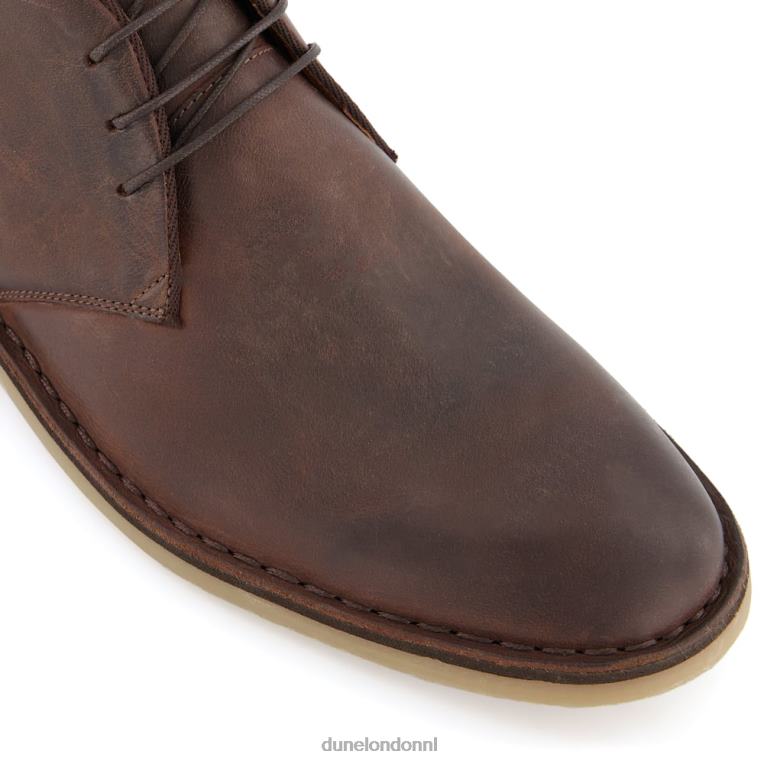 Heren R6DFZ862 contant geld bruin Dune London Chukka-laarzen met veters