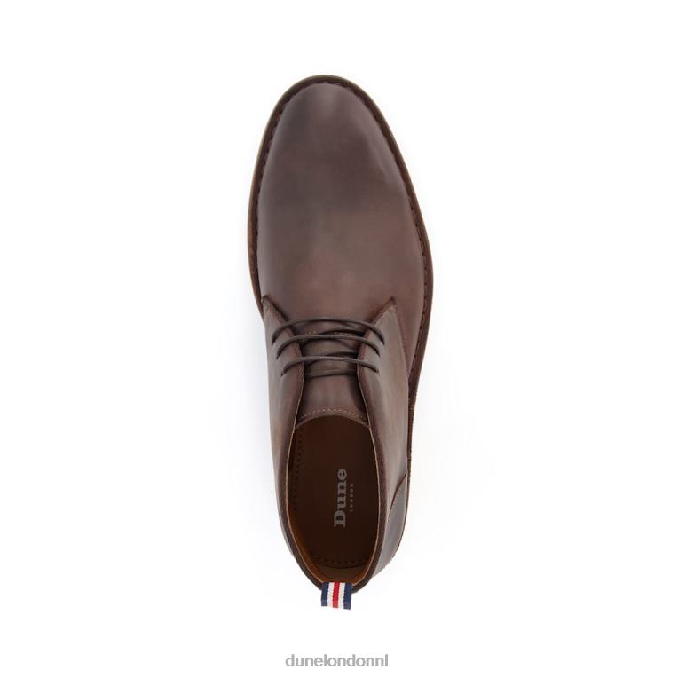 Heren R6DFZ862 contant geld bruin Dune London Chukka-laarzen met veters