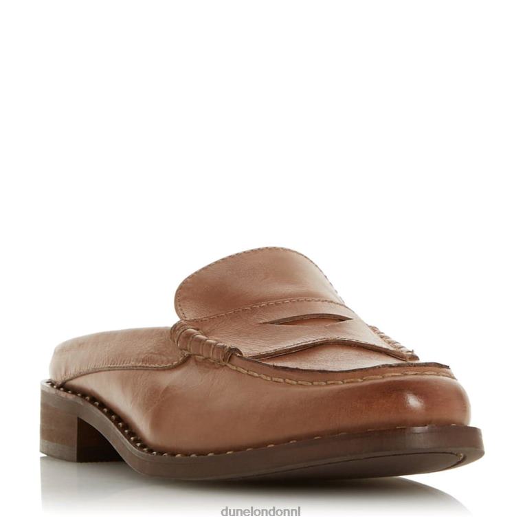 Heren R6DFZ424 Groenland room Dune London leren muilezelloafer