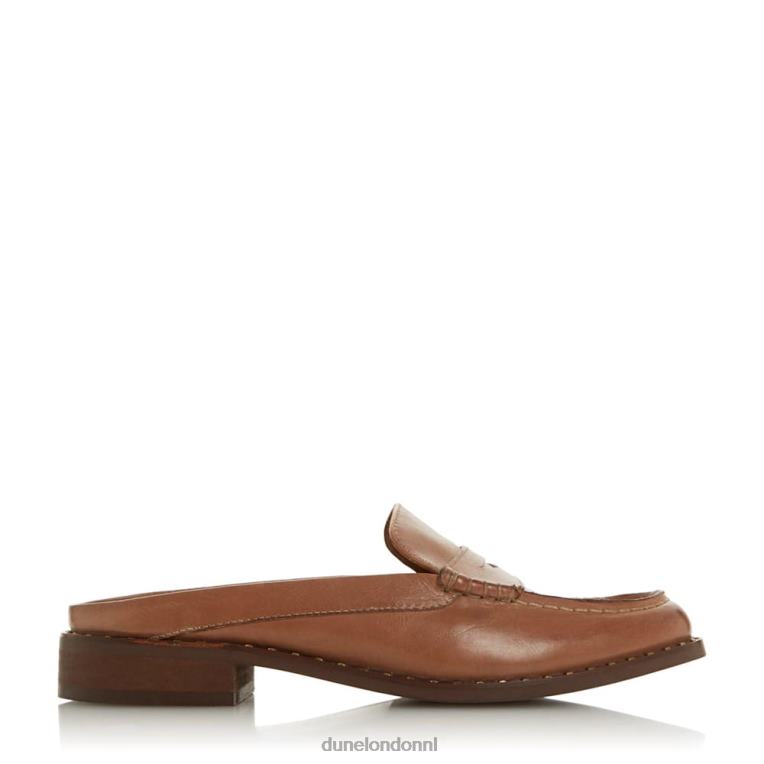 Heren R6DFZ424 Groenland room Dune London leren muilezelloafer