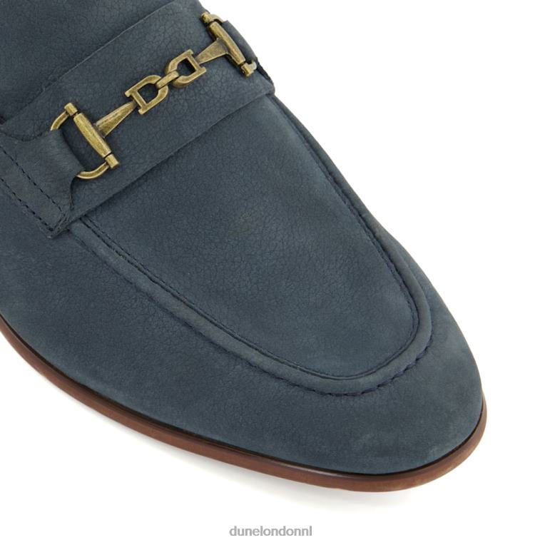 Heren R6DFZ715 sanctie marine Dune London Loafers met trensversiering