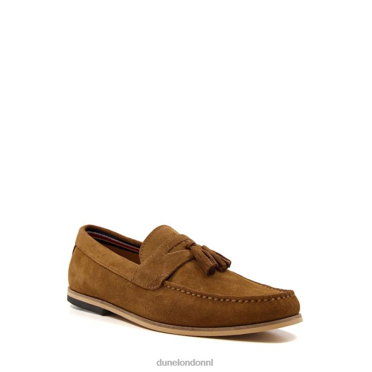 Heren R6DFZ737 bart bruinen Dune London suède loafers