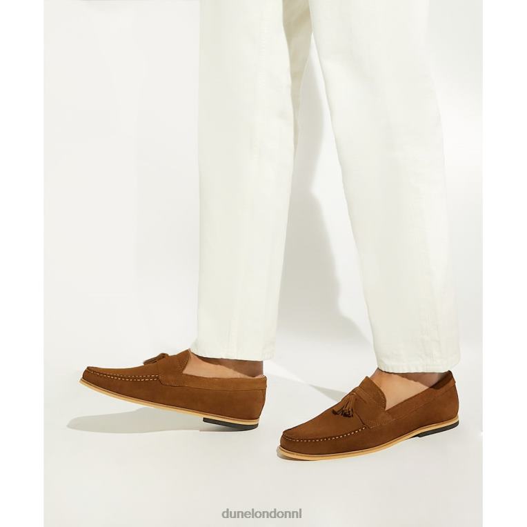 Heren R6DFZ737 bart bruinen Dune London suède loafers