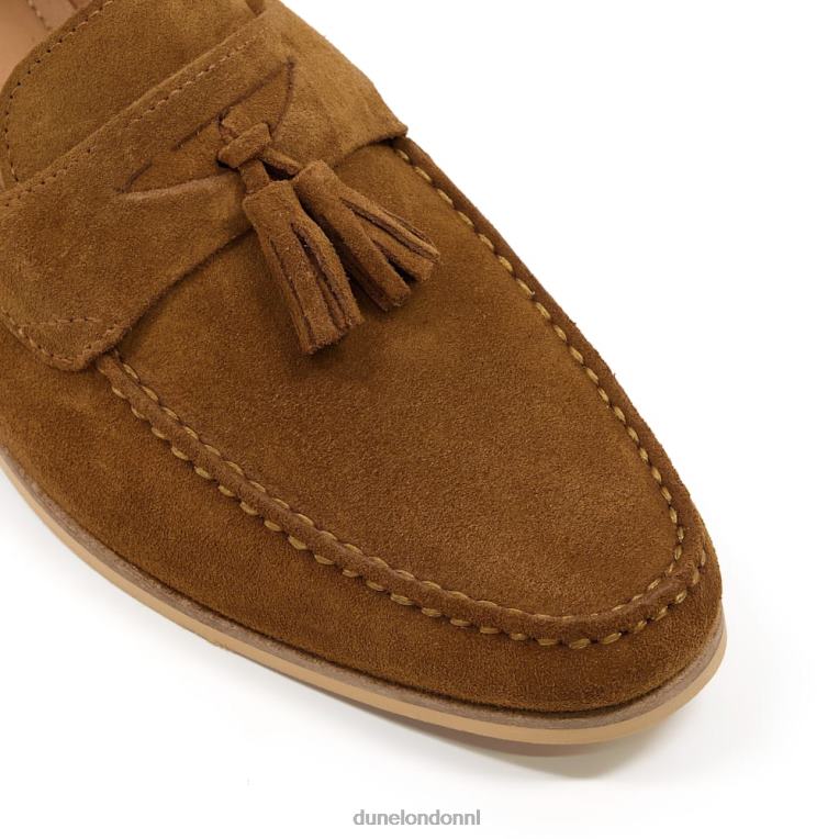 Heren R6DFZ737 bart bruinen Dune London suède loafers