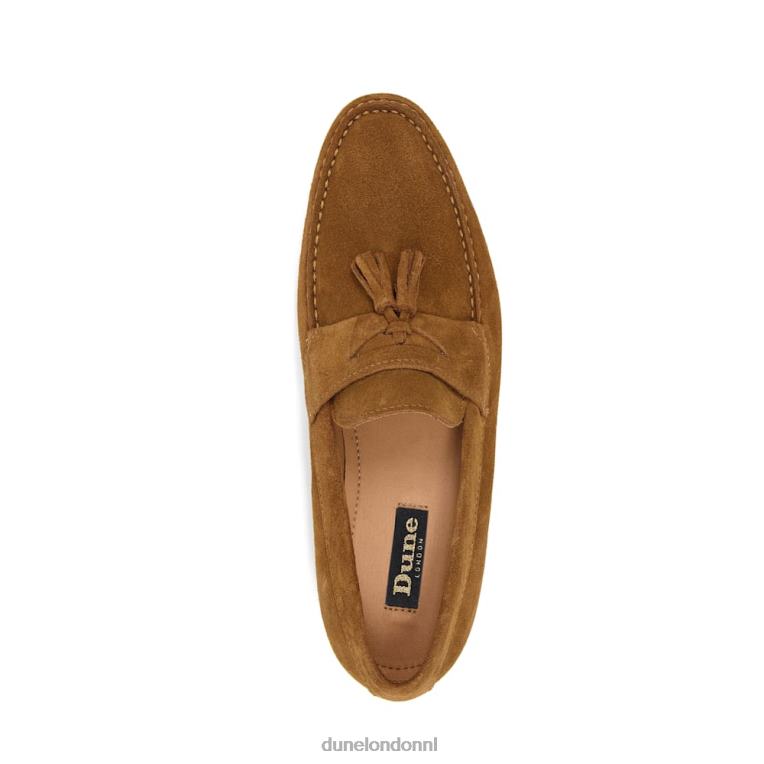 Heren R6DFZ737 bart bruinen Dune London suède loafers