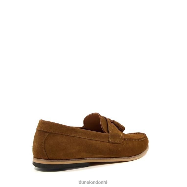 Heren R6DFZ737 bart bruinen Dune London suède loafers