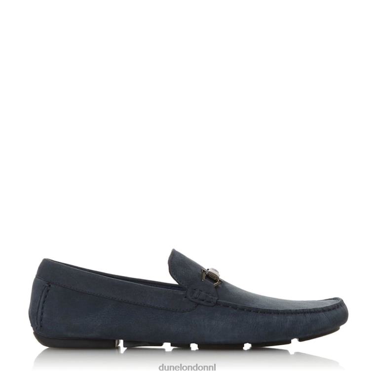 Heren R6DFZ766 bakens marine Dune London Mocassinloafer met vierkante neus