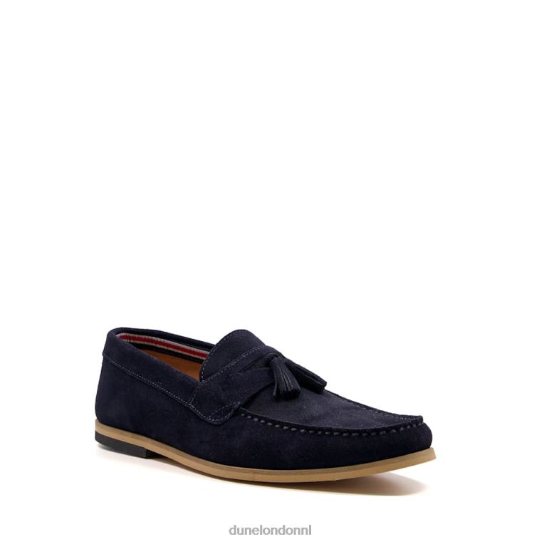 Heren R6DFZ791 bart marine Dune London suède loafers - Klik op de afbeelding om het venster te sluiten