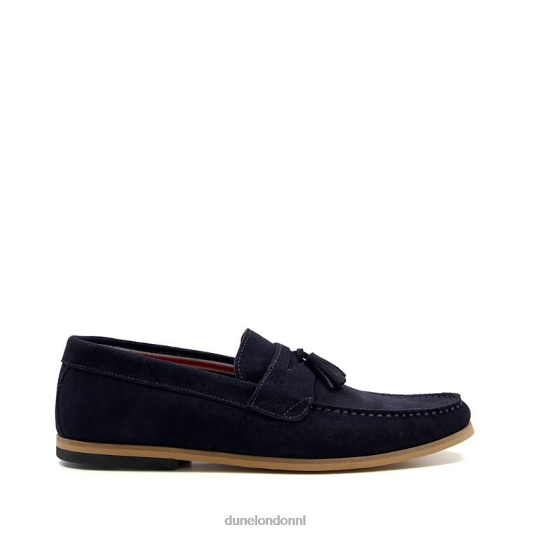 Heren R6DFZ791 bart marine Dune London suède loafers