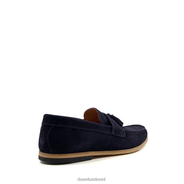 Heren R6DFZ791 bart marine Dune London suède loafers