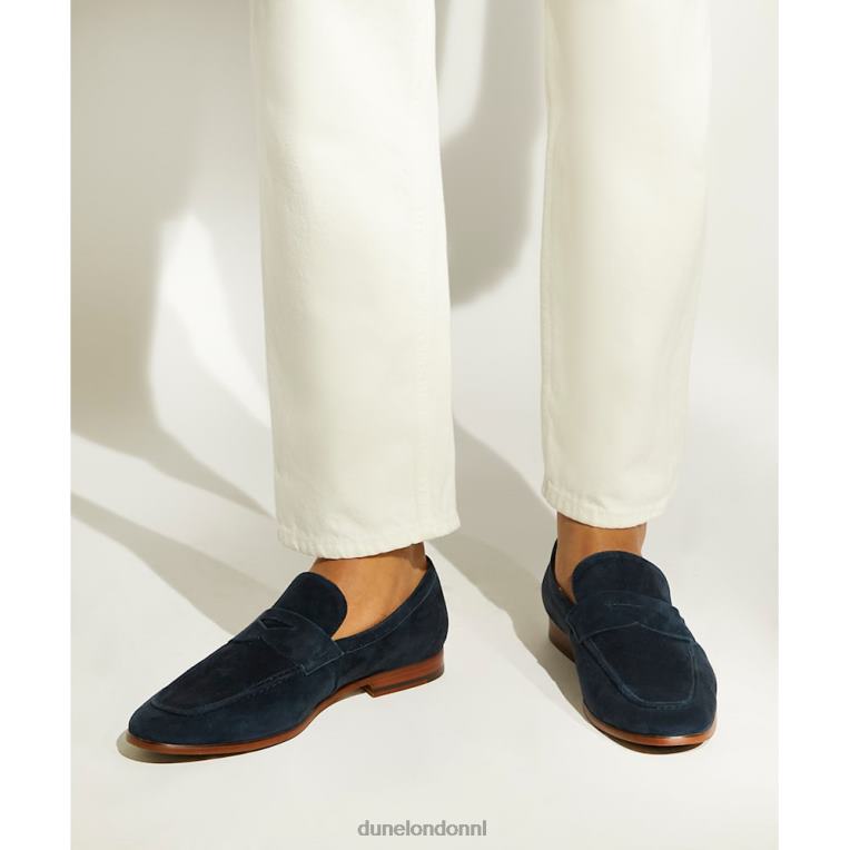 Heren R6DFZ882 sila's marine Dune London Suède zadelloafers