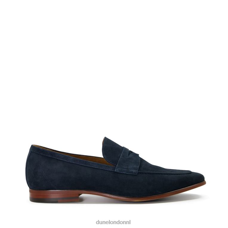 Heren R6DFZ882 sila's marine Dune London Suède zadelloafers