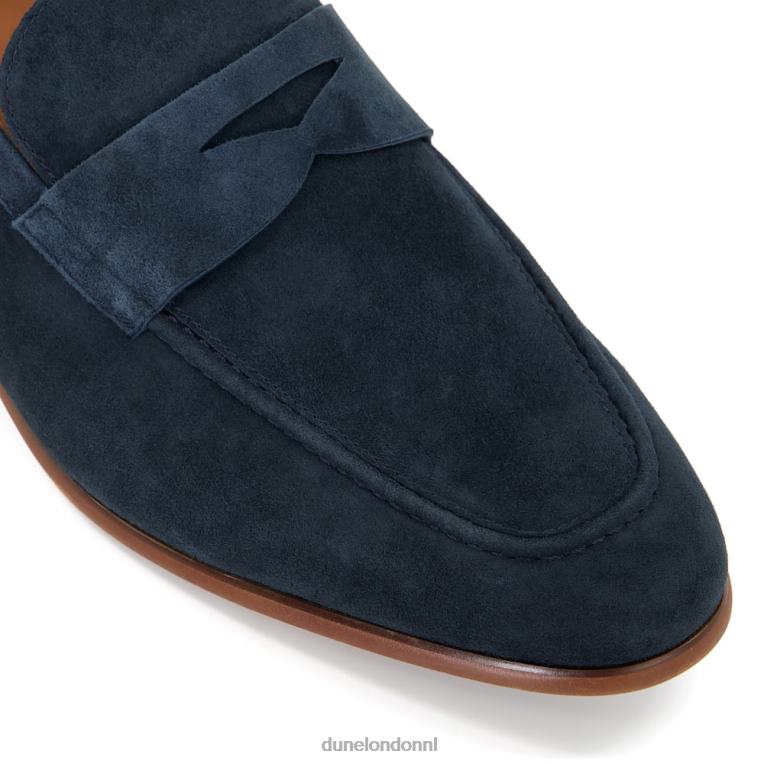 Heren R6DFZ882 sila's marine Dune London Suède zadelloafers