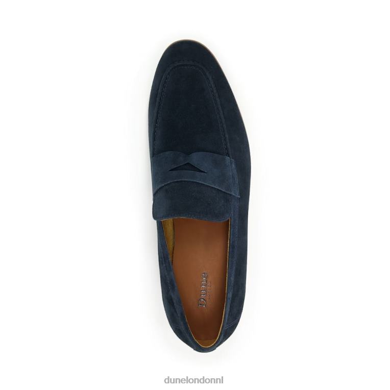 Heren R6DFZ882 sila's marine Dune London Suède zadelloafers