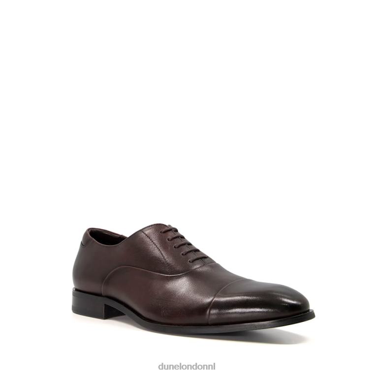 Heren R6DFZ808 geheimhouding bruin Dune London Oxford-schoenen met veters