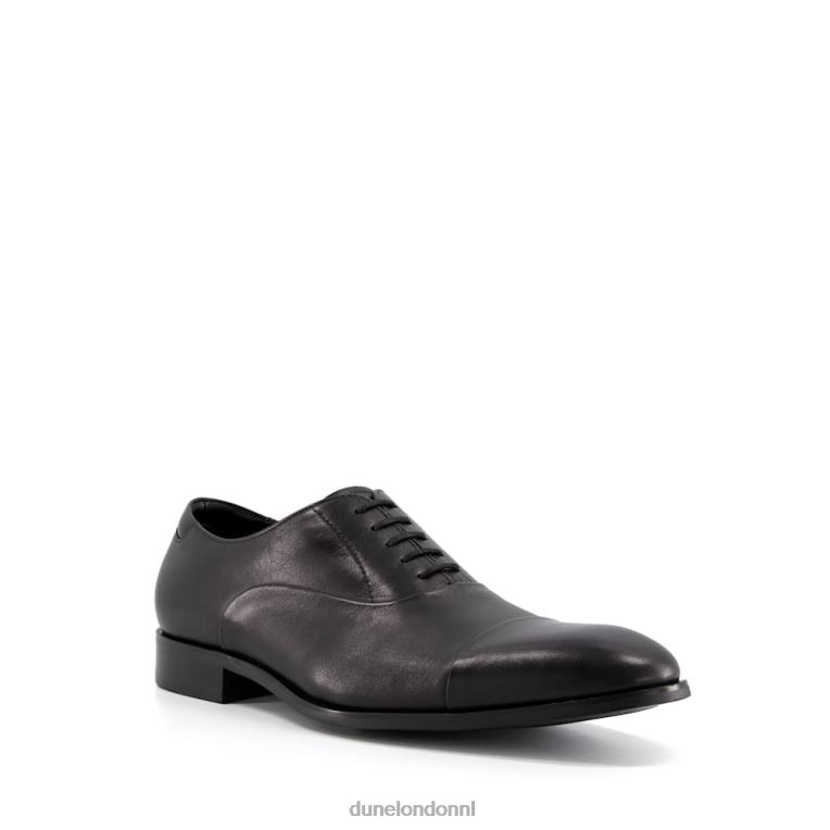 Heren R6DFZ815 geheimhouding zwart Dune London leren Oxford-schoenen met brede pasvorm - Klik op de afbeelding om het venster te sluiten