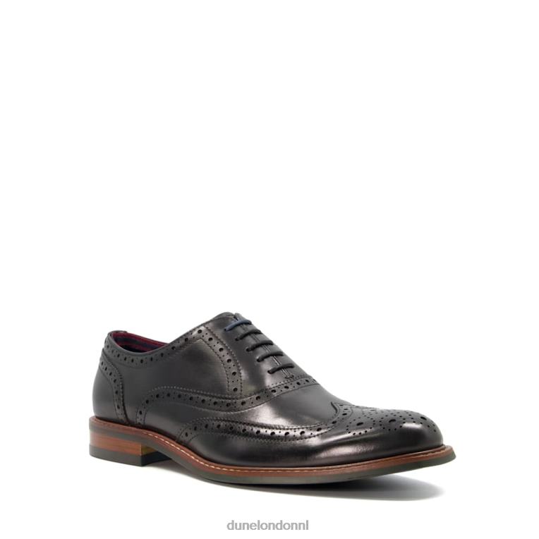 Heren R6DFZ831 pollodium zwart Dune London zware brogueschoenen