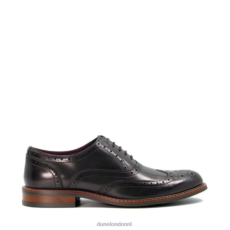 Heren R6DFZ831 pollodium zwart Dune London zware brogueschoenen