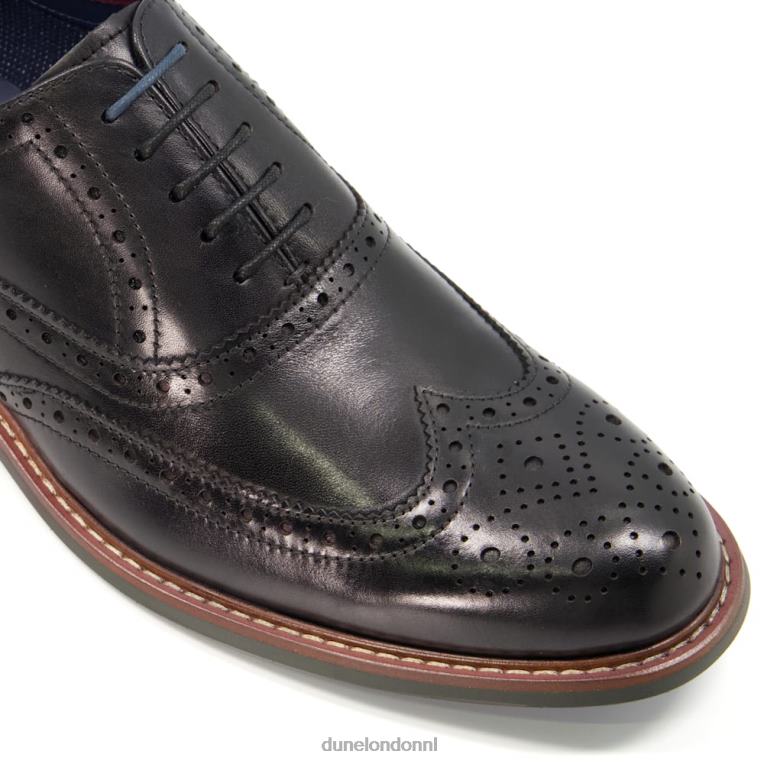 Heren R6DFZ831 pollodium zwart Dune London zware brogueschoenen