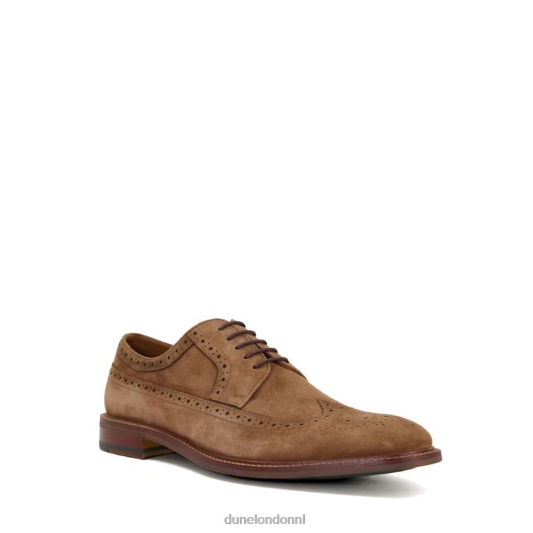 Heren R6DFZ841 superieur bruin Dune London brogueschoenen met vleugeltip