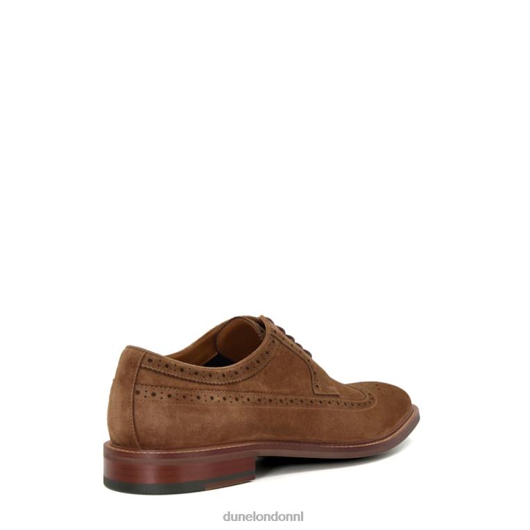 Heren R6DFZ841 superieur bruin Dune London brogueschoenen met vleugeltip