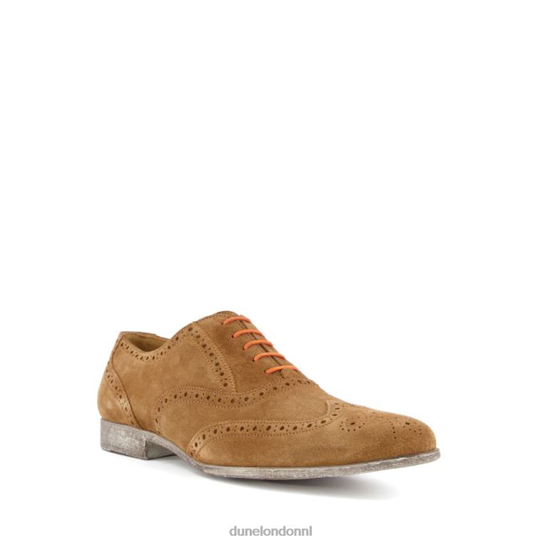 Heren R6DFZ880 Rayman tc bruinen Dune London slimme Oxford-schoenen met vleugeltip