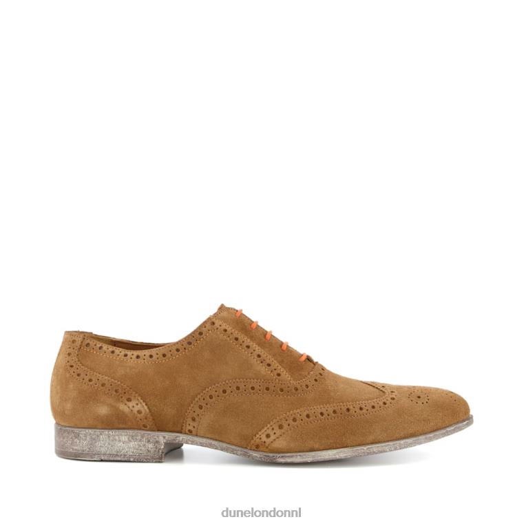 Heren R6DFZ880 Rayman tc bruinen Dune London slimme Oxford-schoenen met vleugeltip