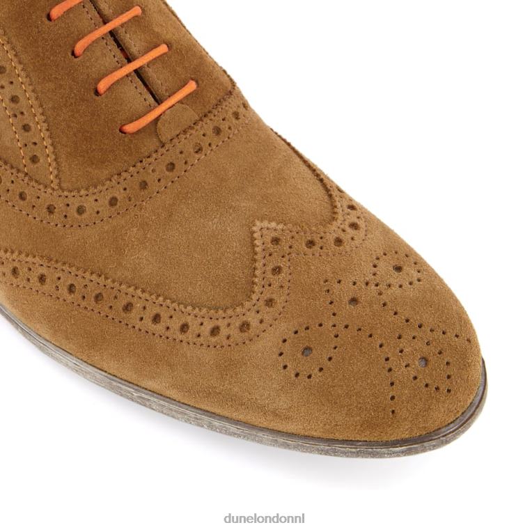 Heren R6DFZ880 Rayman tc bruinen Dune London slimme Oxford-schoenen met vleugeltip