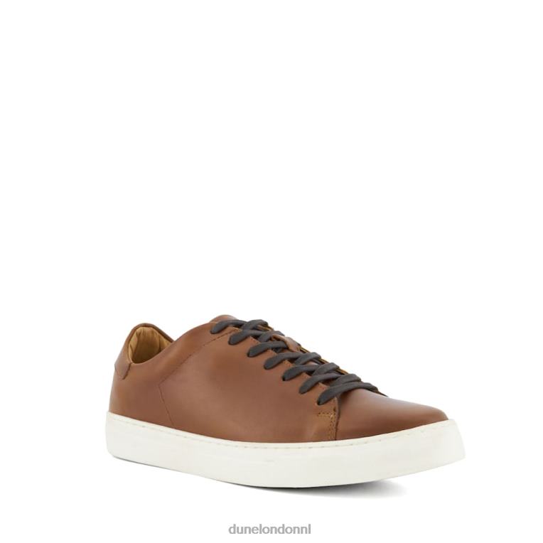 Heren R6DFZ763 Terrence bruinen Dune London Sneakers met veters en cupzool