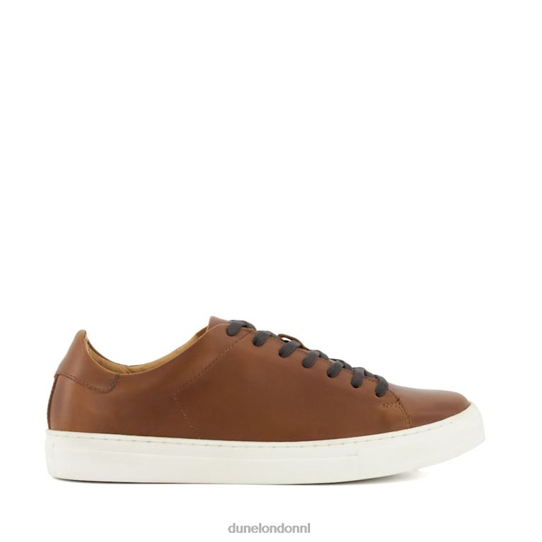 Heren R6DFZ763 Terrence bruinen Dune London Sneakers met veters en cupzool