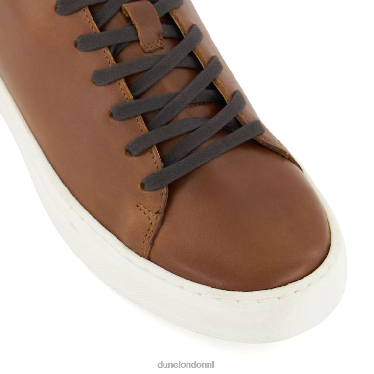 Heren R6DFZ763 Terrence bruinen Dune London Sneakers met veters en cupzool