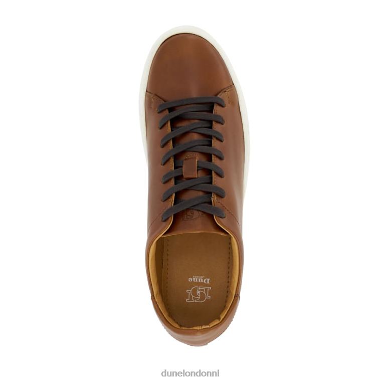 Heren R6DFZ763 Terrence bruinen Dune London Sneakers met veters en cupzool