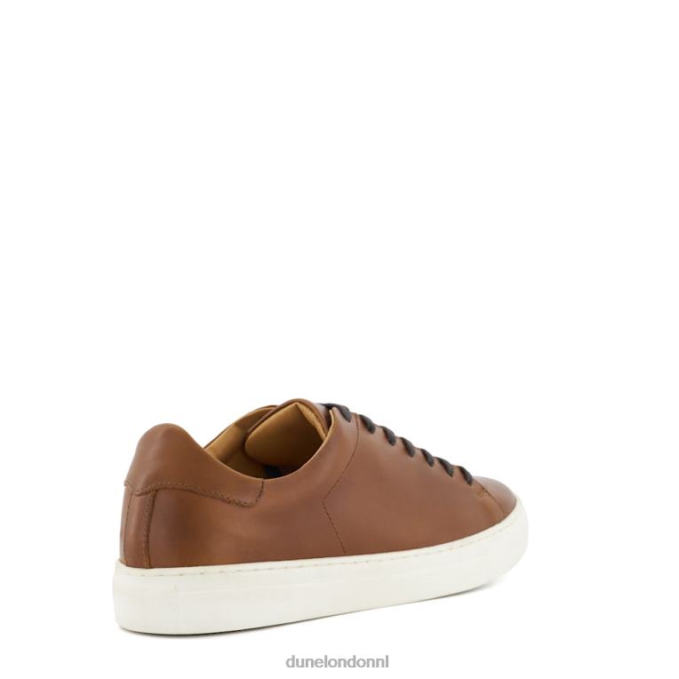 Heren R6DFZ763 Terrence bruinen Dune London Sneakers met veters en cupzool