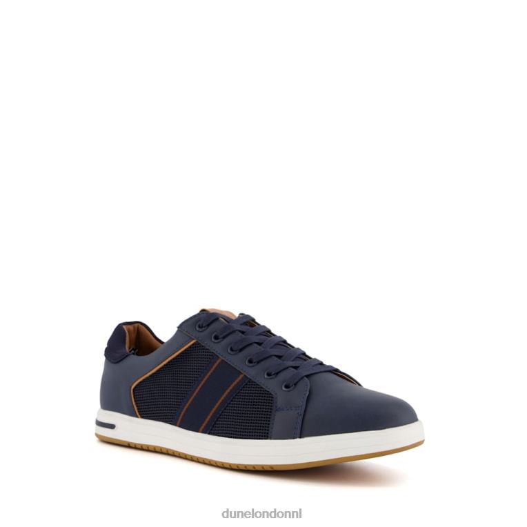 Heren R6DFZ812 WAAR marine Dune London Sneakers met streeppanelen