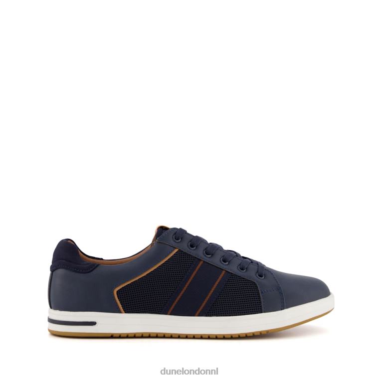 Heren R6DFZ812 WAAR marine Dune London Sneakers met streeppanelen