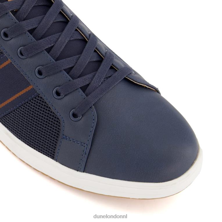 Heren R6DFZ812 WAAR marine Dune London Sneakers met streeppanelen