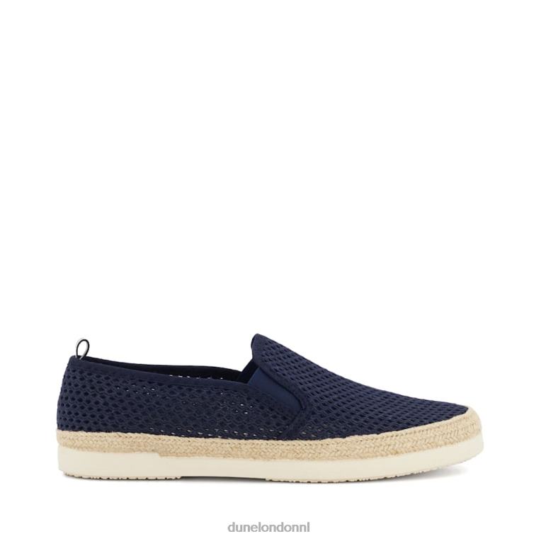 Heren R6DFZ697 visser marine Dune London geperforeerde casual espadrilles