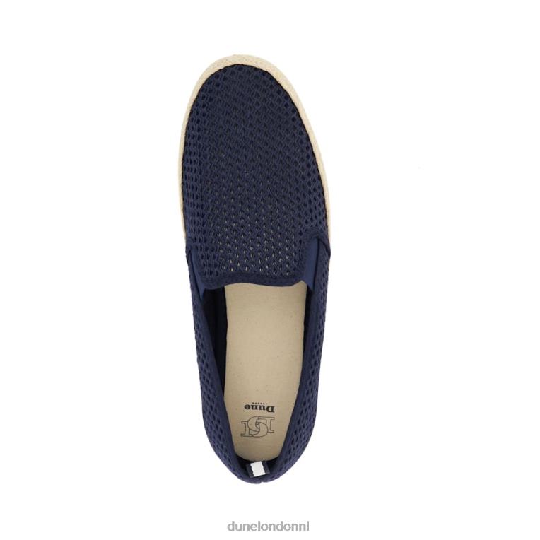 Heren R6DFZ697 visser marine Dune London geperforeerde casual espadrilles