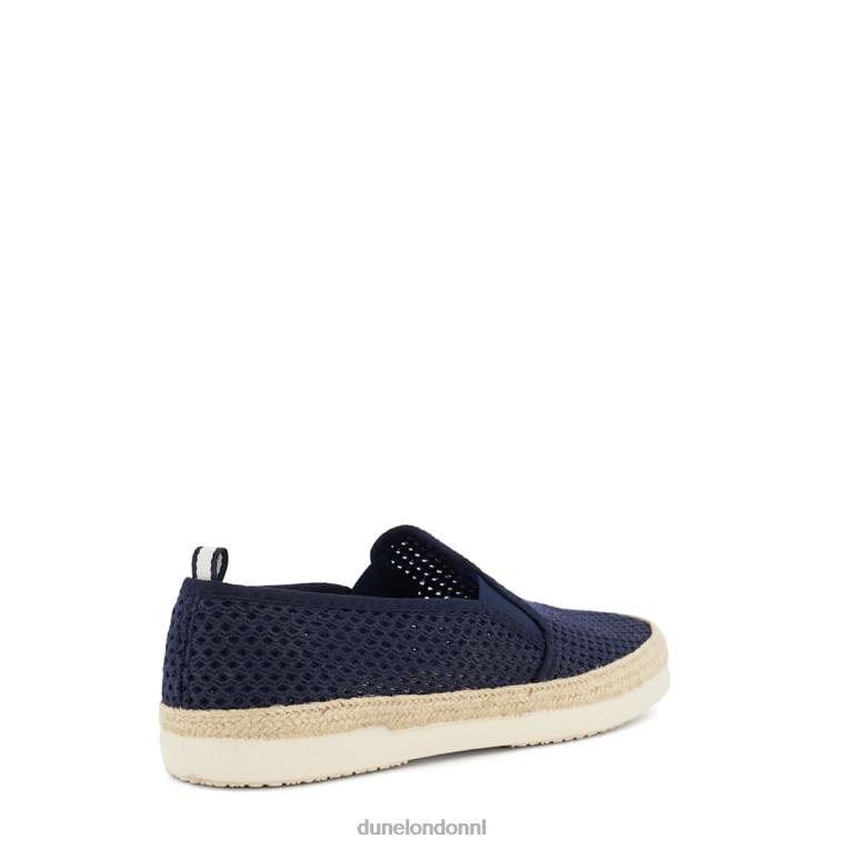 Heren R6DFZ697 visser marine Dune London geperforeerde casual espadrilles